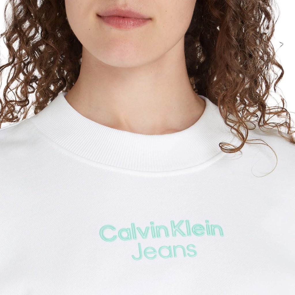 Calvin Klein Hoodie Stacked Institutional Crewneck