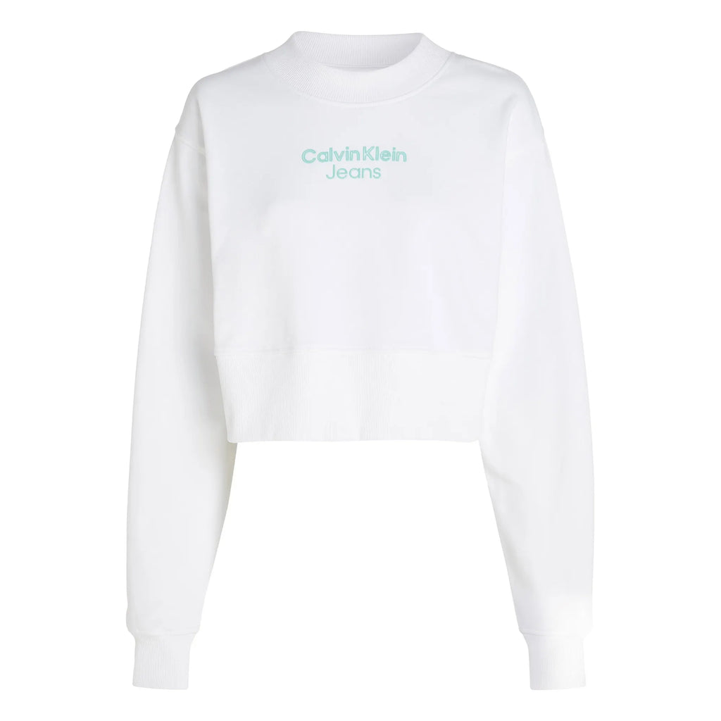 Calvin Klein Hoodie Stacked Institutional Crewneck