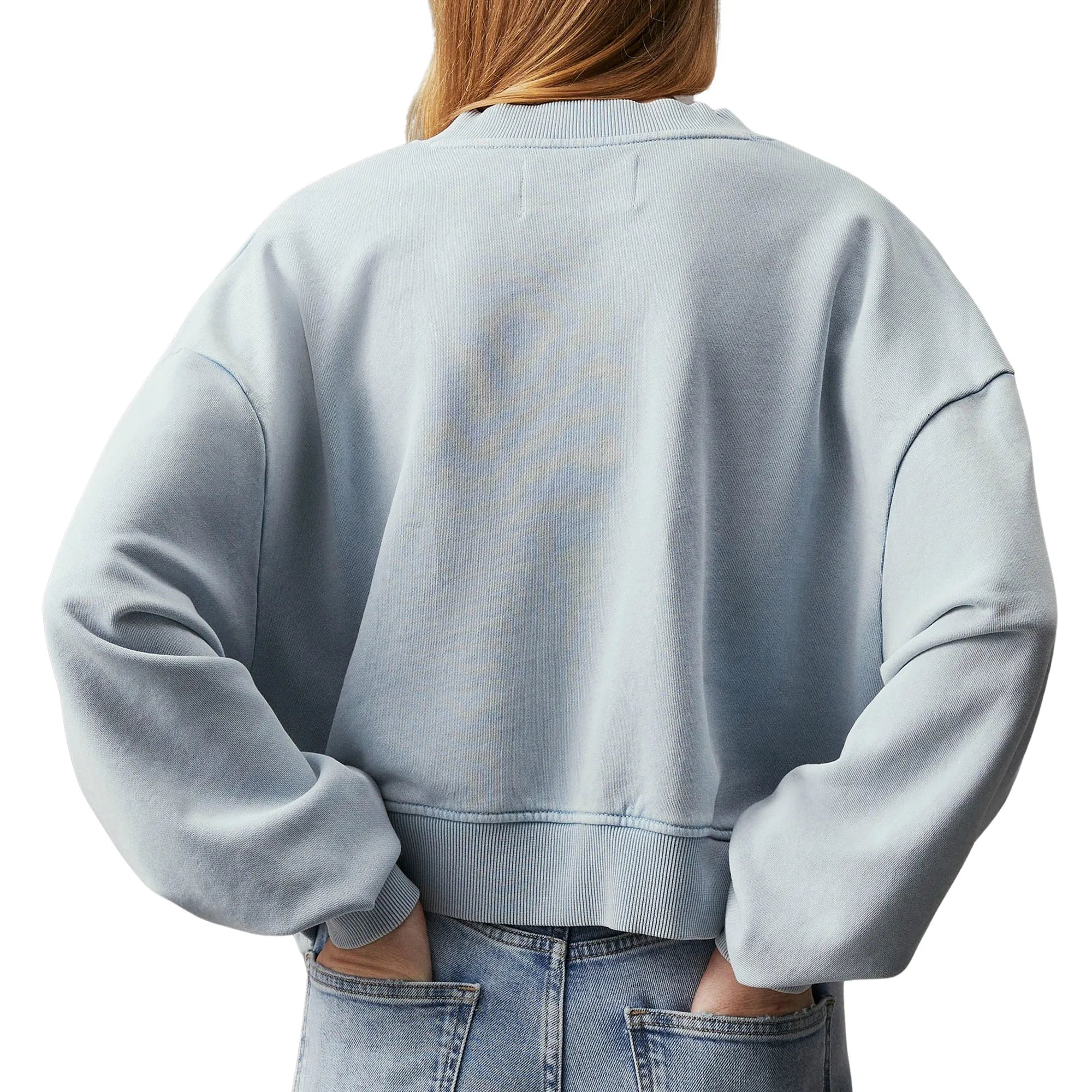 Calvin Klein Bluză Woven Label Washed V-neck