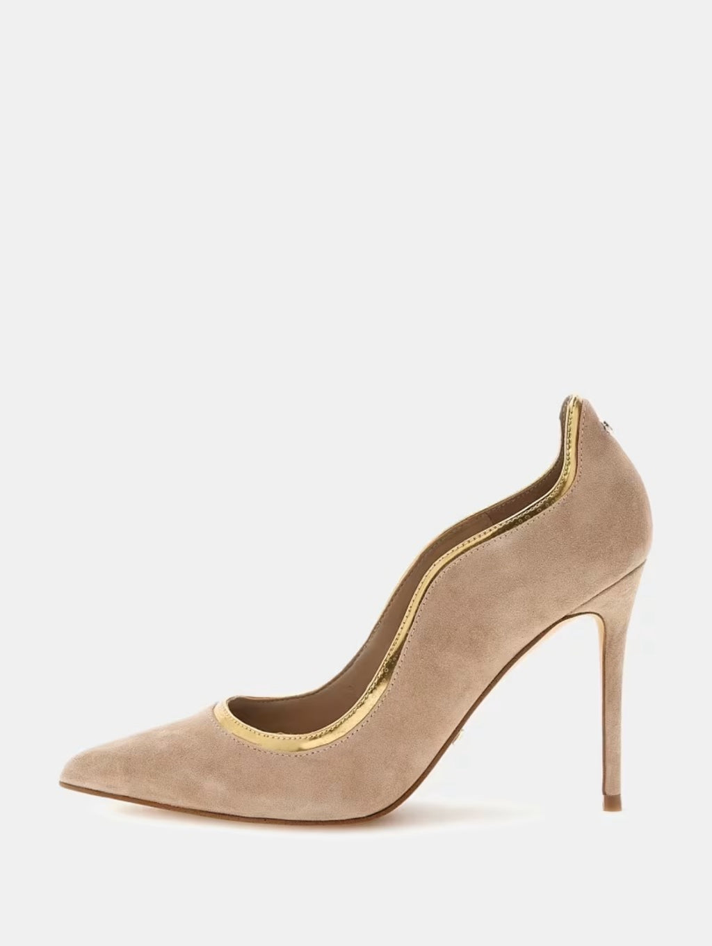 Guess Pantofi cu Toc Crem