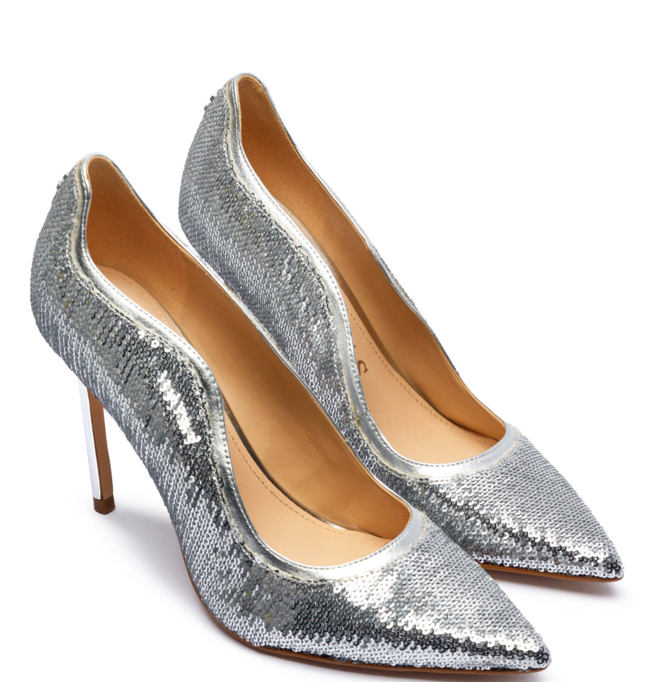 Guess Pantofi cu Toc Silver