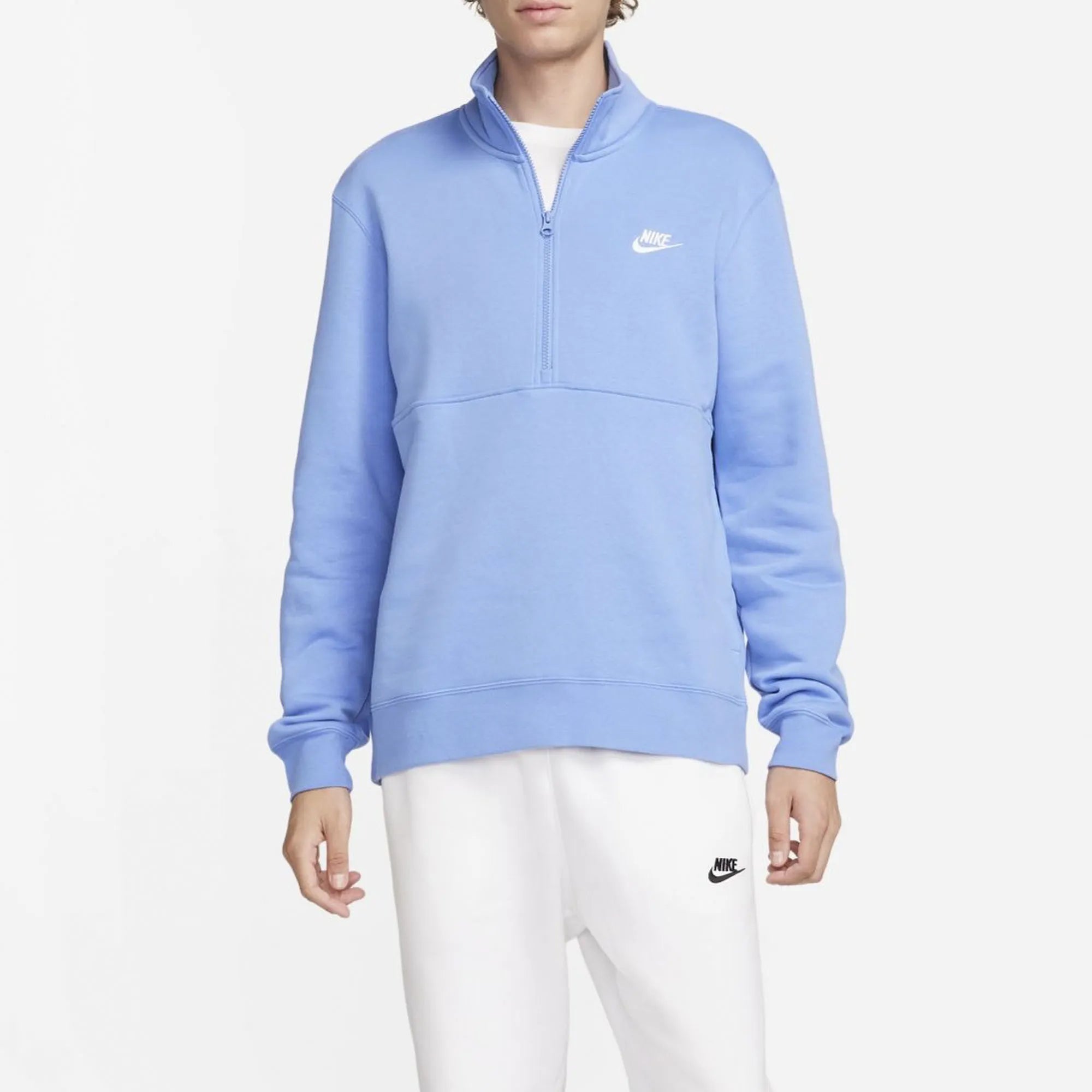 Nike Bluză Sportswear Club Half-Zip Brushed