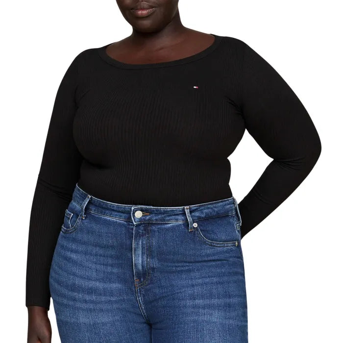 Tommy Hilfiger Bluză Slim 5X2 Rib Longsleeve