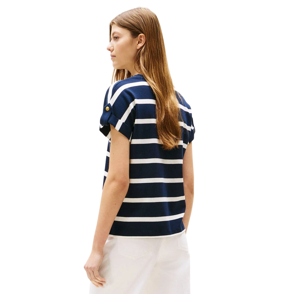 Tommy Hilfiger Tricou Gold Button Navy