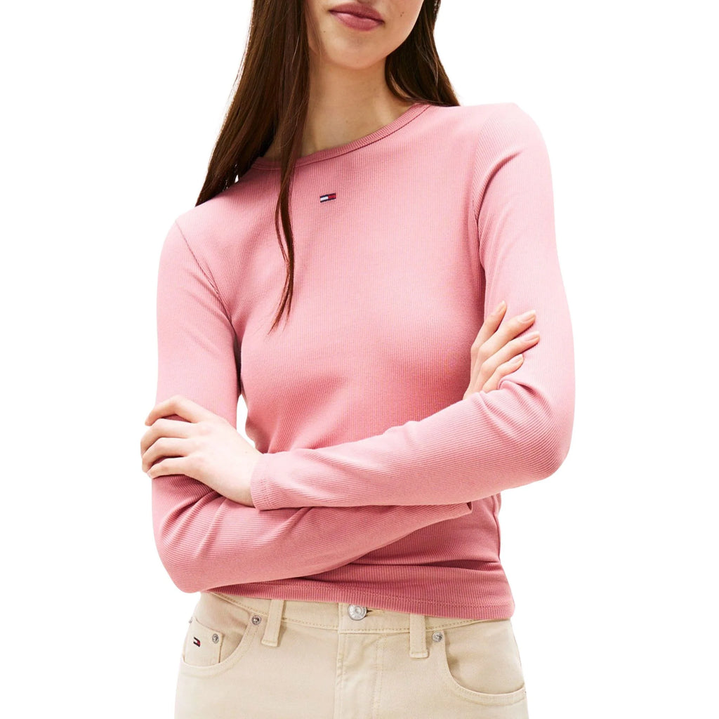 Tommy Hilfiger Bluză Slim Essential Rib Longsleeve