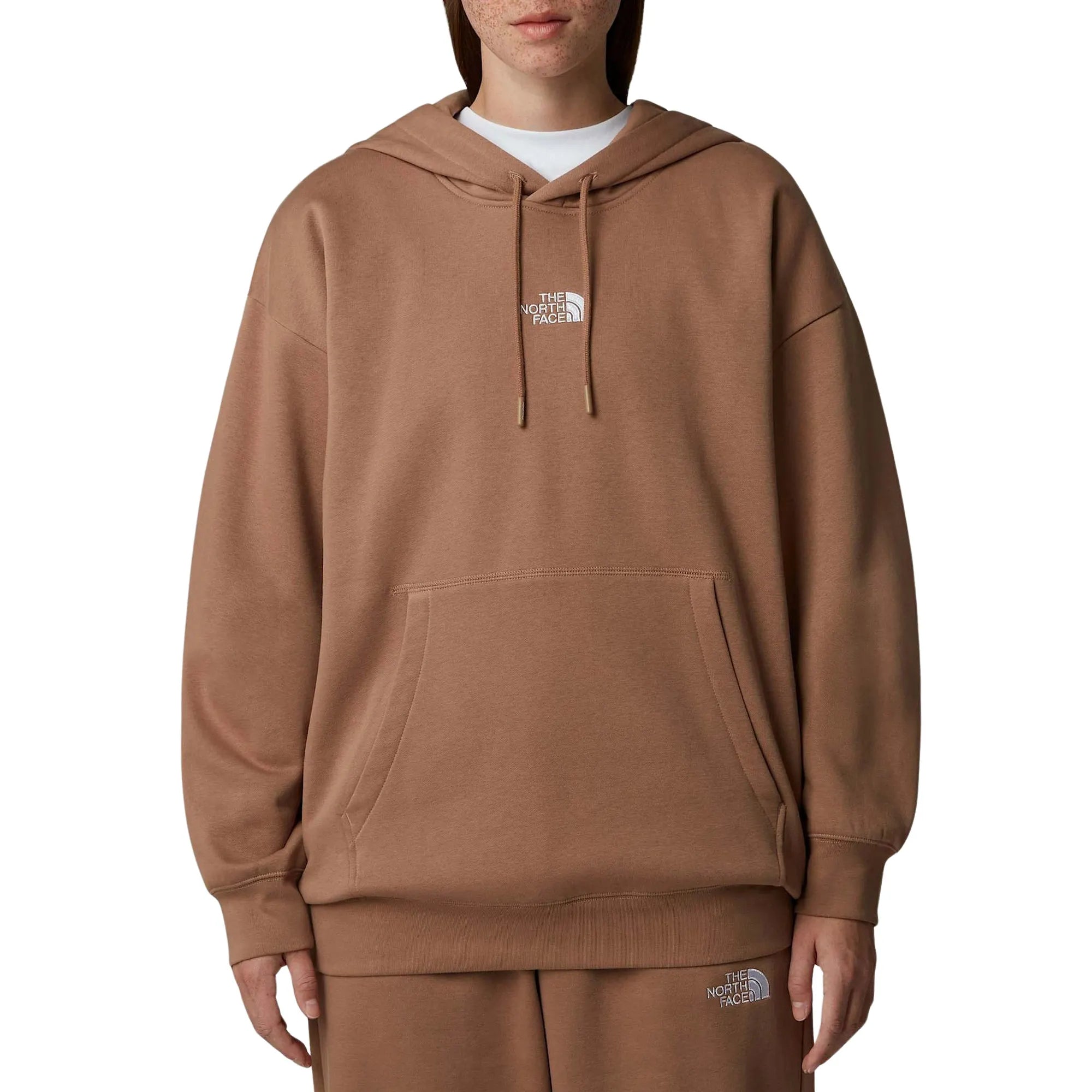 The North Face Essential Oversized Hoodie Brown (NF0A89EN-6IH) Women