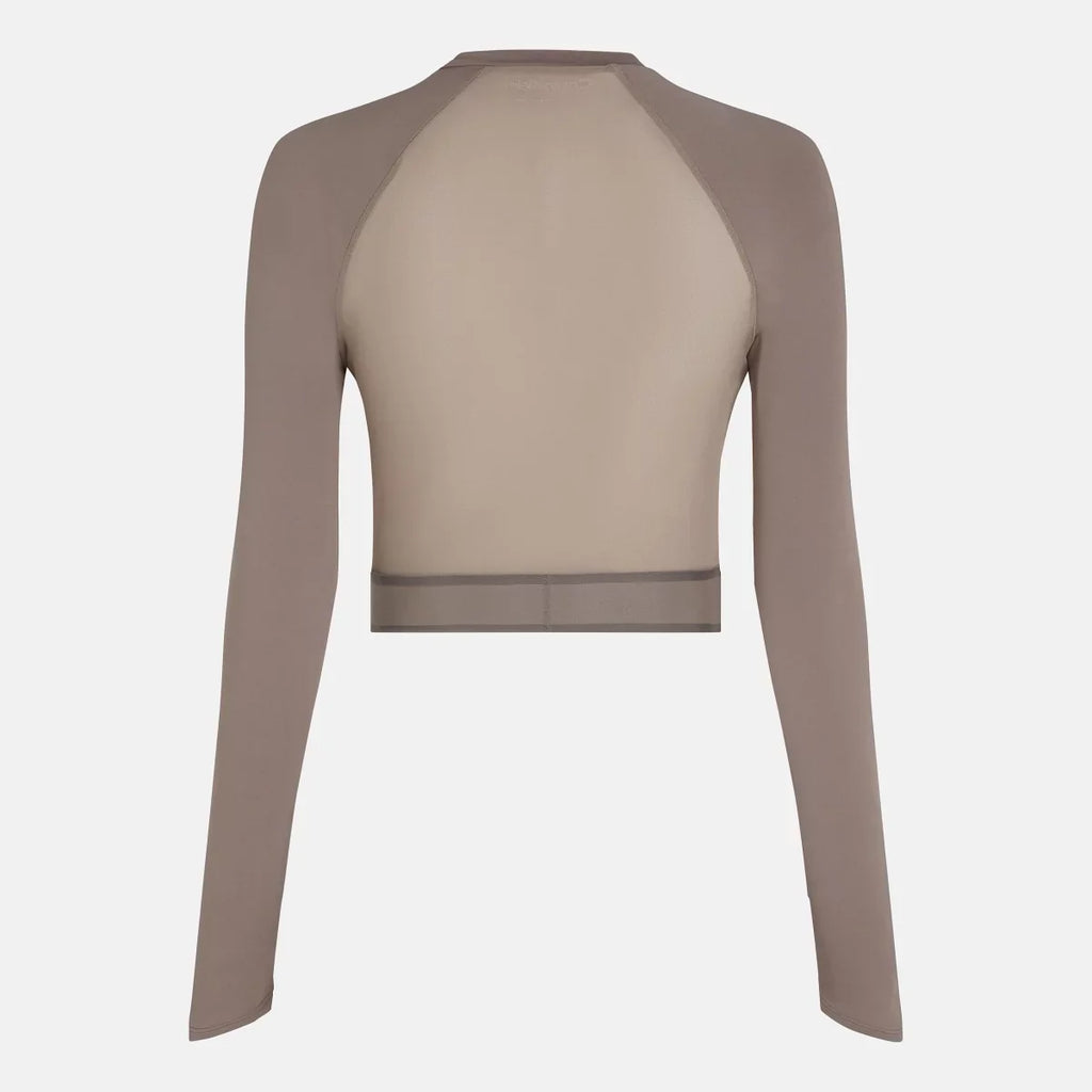 Calvin Klein Top BEIGE WO - L/S